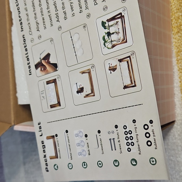 Glass Terrarium Set with Wooden Stand - Picture 4 of 5